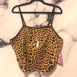 Baby Phat Cheetah print Crop